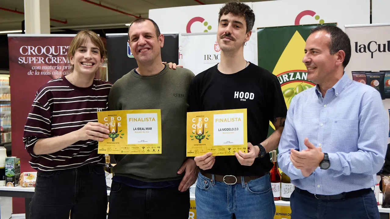 Entrega de premios de la VIII Semana de la Croqueta de Navarra. IÑIGO ALZUGARAY