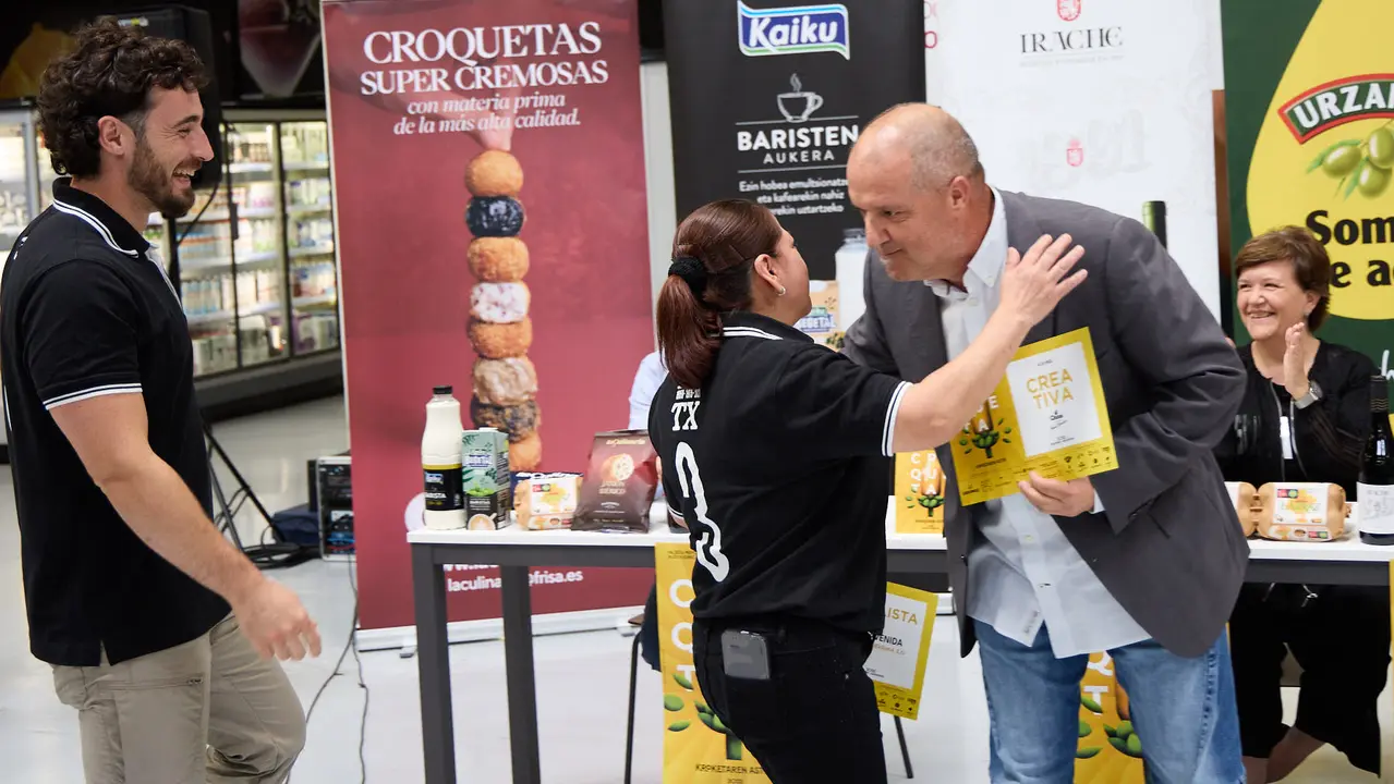 Entrega de premios de la VIII Semana de la Croqueta de Navarra. IÑIGO ALZUGARAY