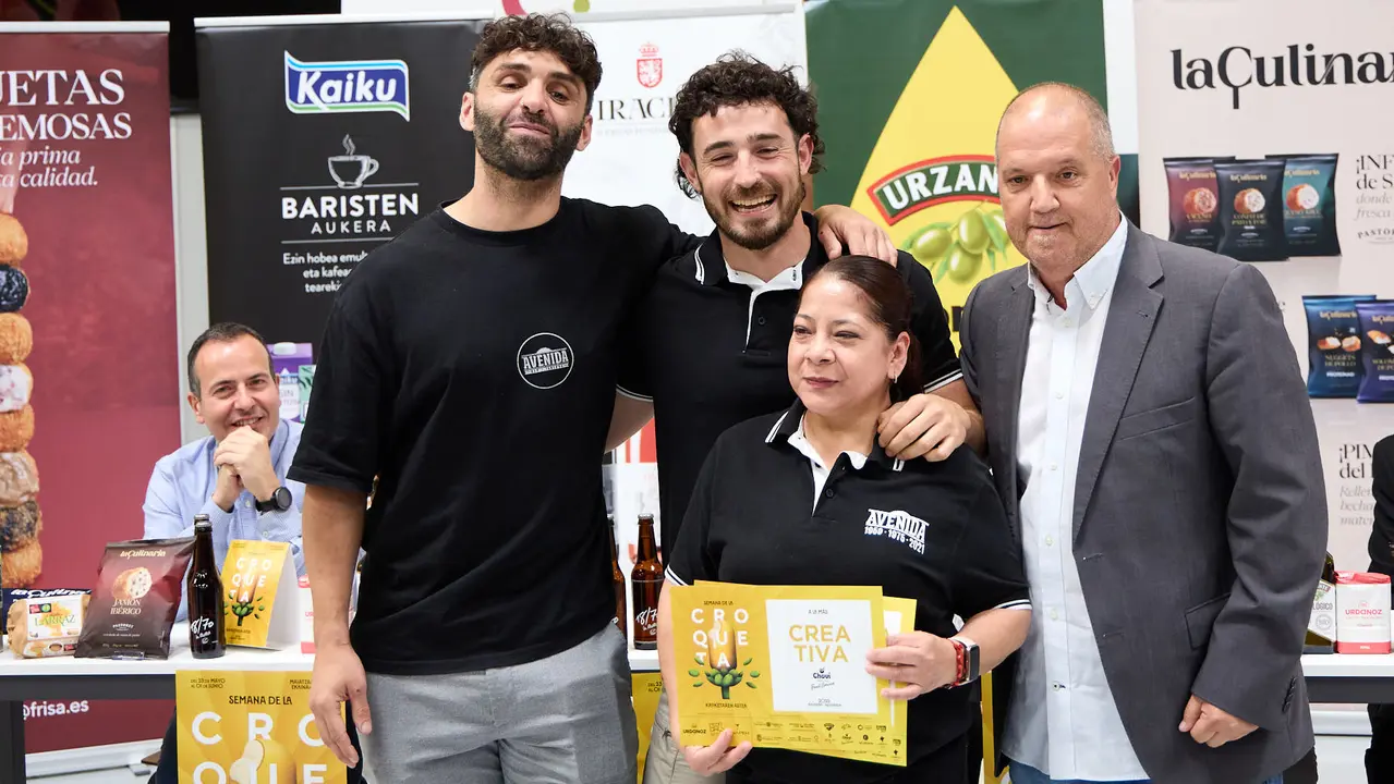 Entrega de premios de la VIII Semana de la Croqueta de Navarra. IÑIGO ALZUGARAY