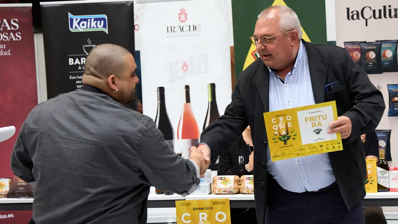 Entrega de premios de la VIII Semana de la Croqueta de Navarra. IÑIGO ALZUGARAY