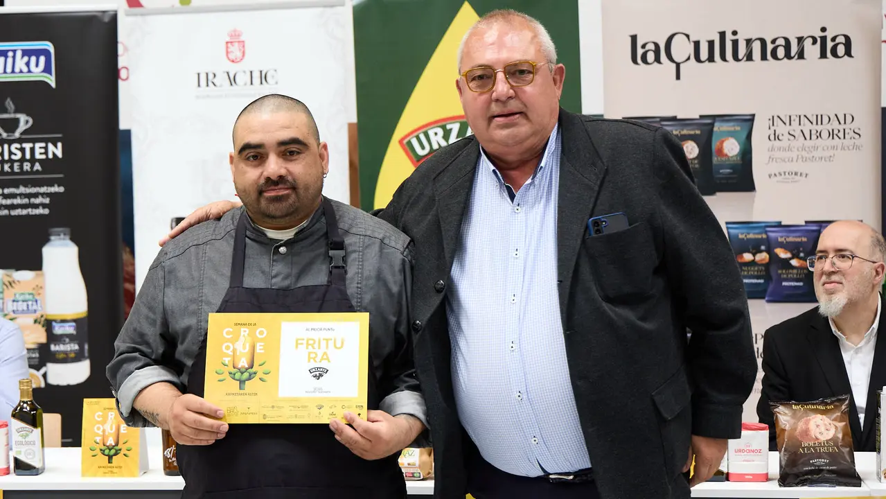 Entrega de premios de la VIII Semana de la Croqueta de Navarra. IÑIGO ALZUGARAY