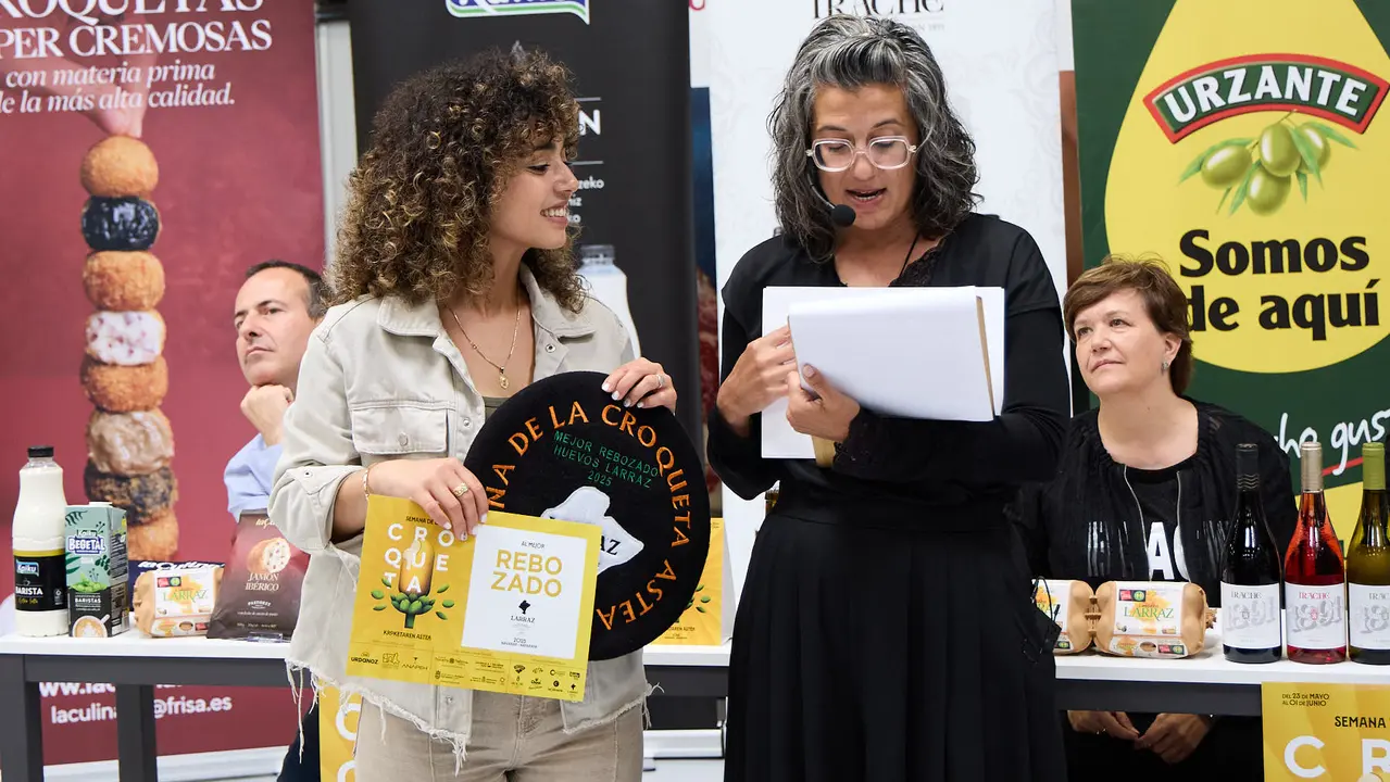 Entrega de premios de la VIII Semana de la Croqueta de Navarra. IÑIGO ALZUGARAY