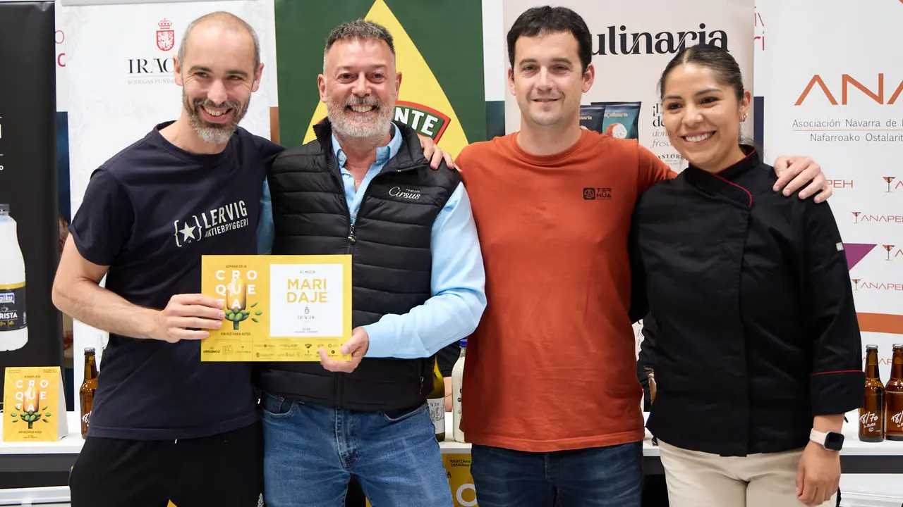 Entrega de premios de la VIII Semana de la Croqueta de Navarra. IÑIGO ALZUGARAY