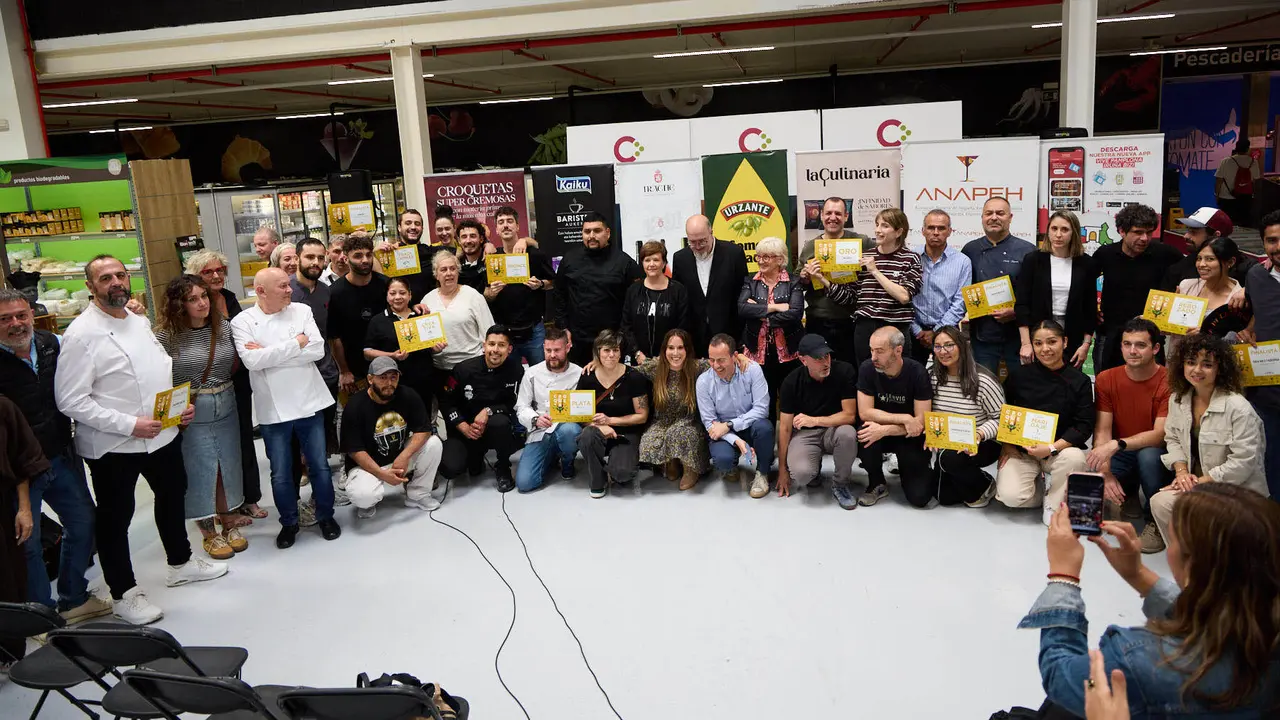 Entrega de premios de la VIII Semana de la Croqueta de Navarra. IÑIGO ALZUGARAY