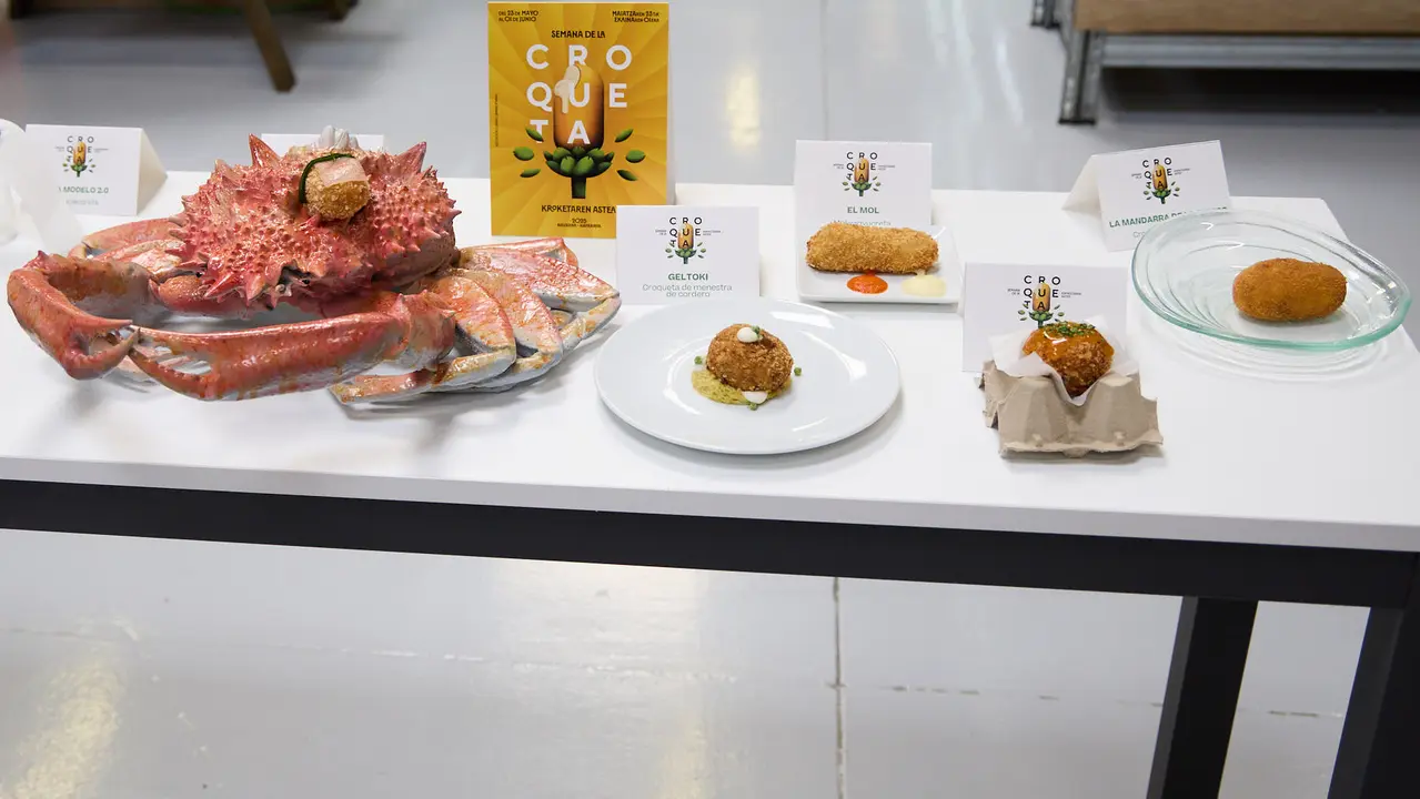 Entrega de premios de la VIII Semana de la Croqueta de Navarra. IÑIGO ALZUGARAY