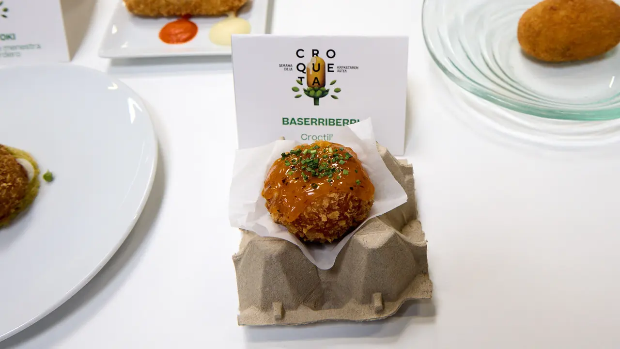 Entrega de premios de la VIII Semana de la Croqueta de Navarra. IÑIGO ALZUGARAY