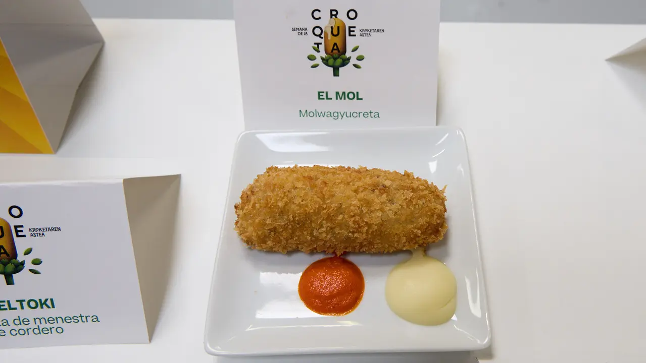 Entrega de premios de la VIII Semana de la Croqueta de Navarra. IÑIGO ALZUGARAY