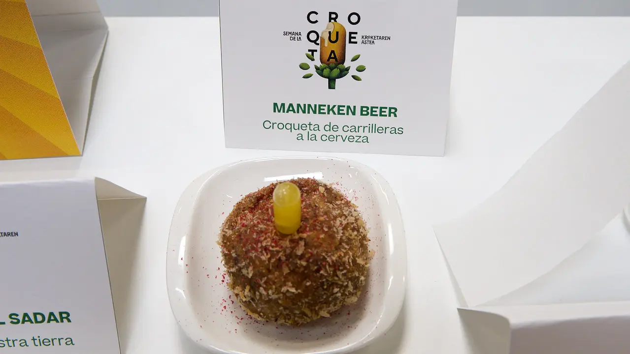 Entrega de premios de la VIII Semana de la Croqueta de Navarra. IÑIGO ALZUGARAY