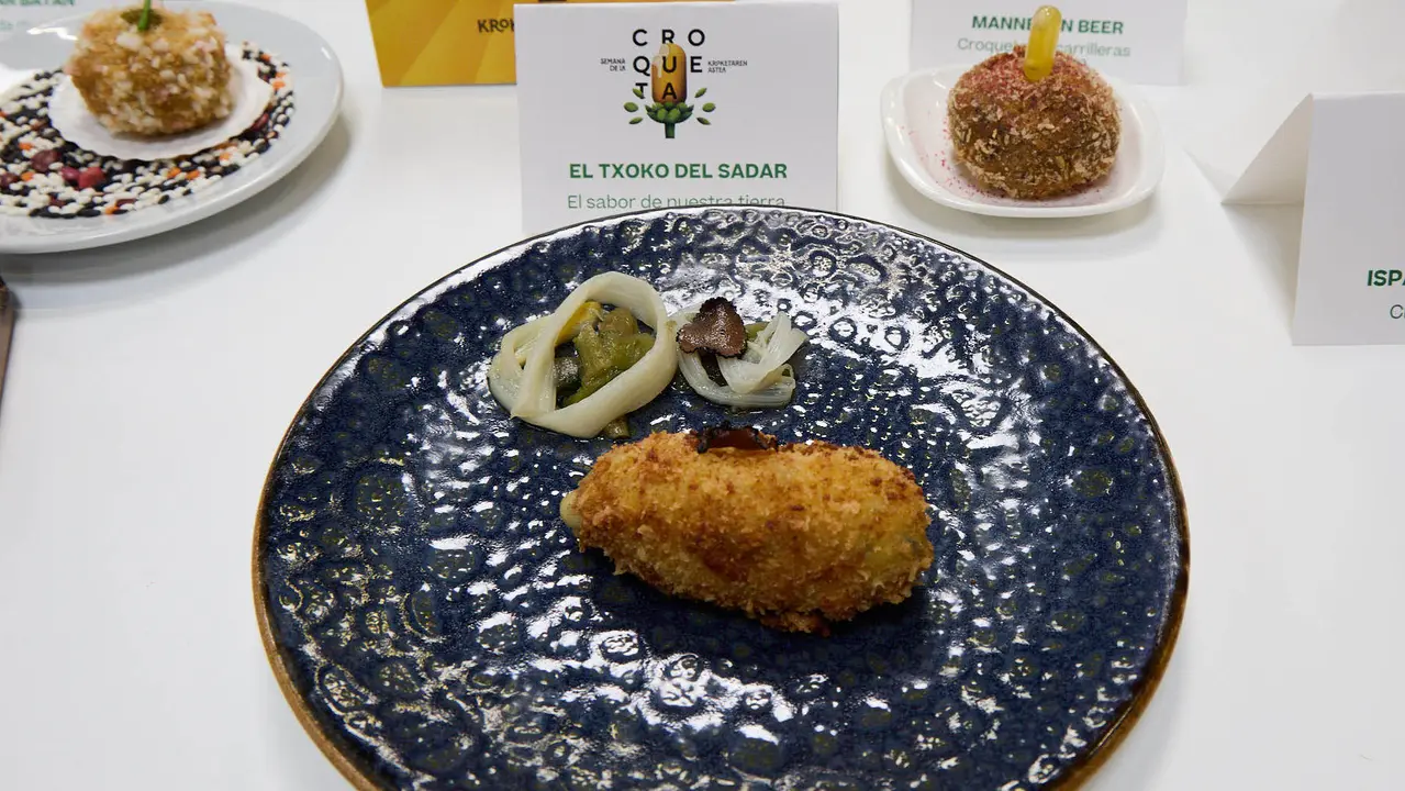 Entrega de premios de la VIII Semana de la Croqueta de Navarra. IÑIGO ALZUGARAY