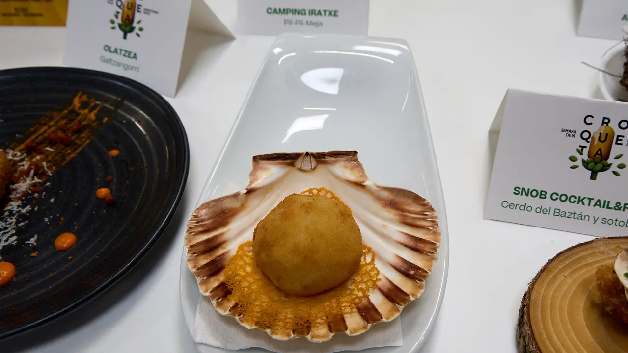 Entrega de premios de la VIII Semana de la Croqueta de Navarra. IÑIGO ALZUGARAY