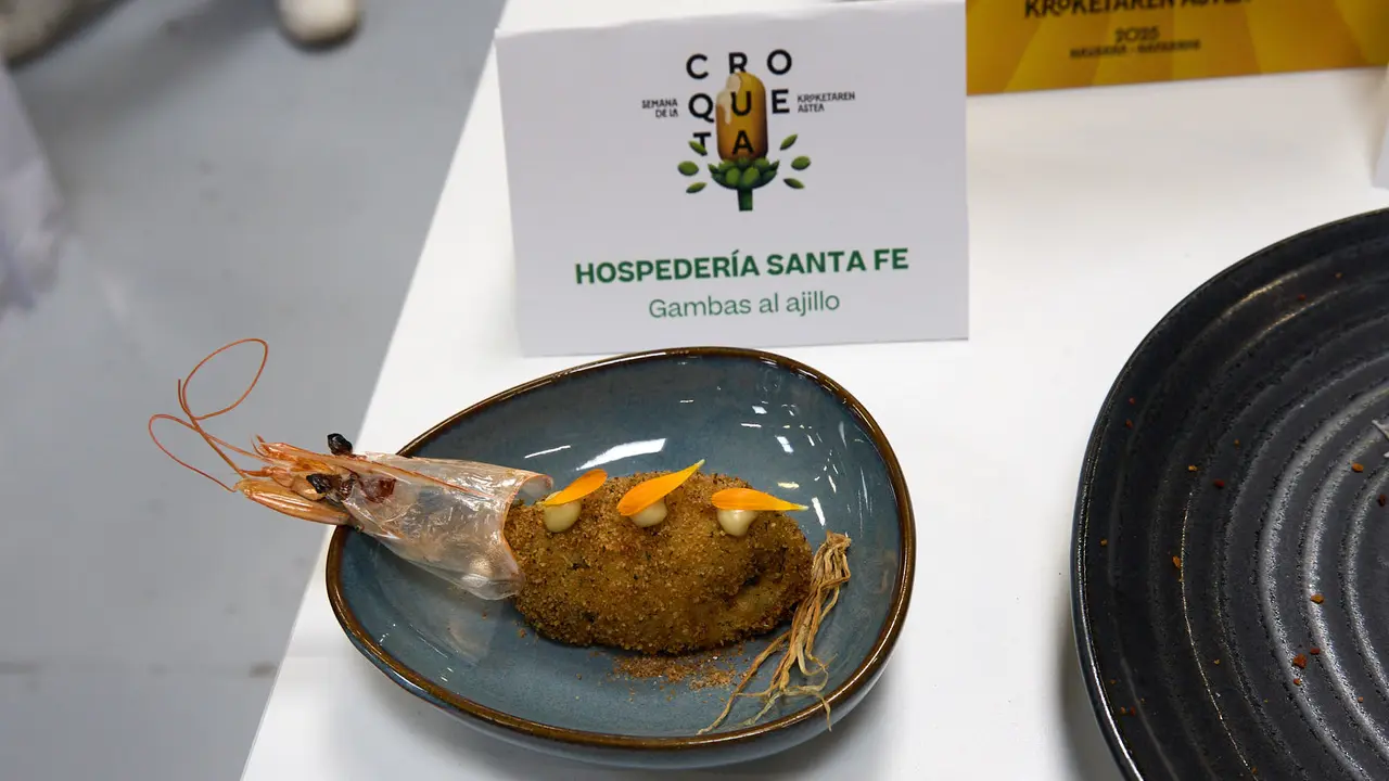 Entrega de premios de la VIII Semana de la Croqueta de Navarra. IÑIGO ALZUGARAY