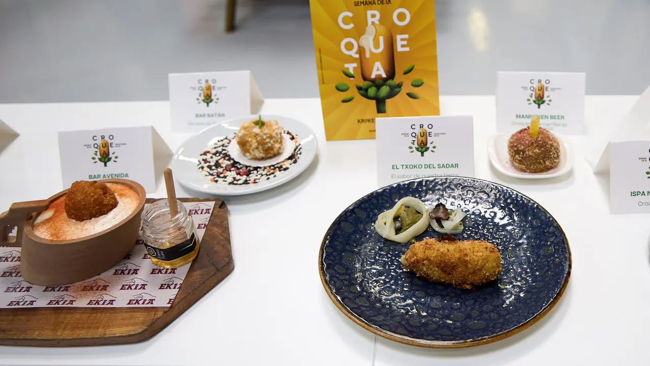 Entrega de premios de la VIII Semana de la Croqueta de Navarra. IÑIGO ALZUGARAY