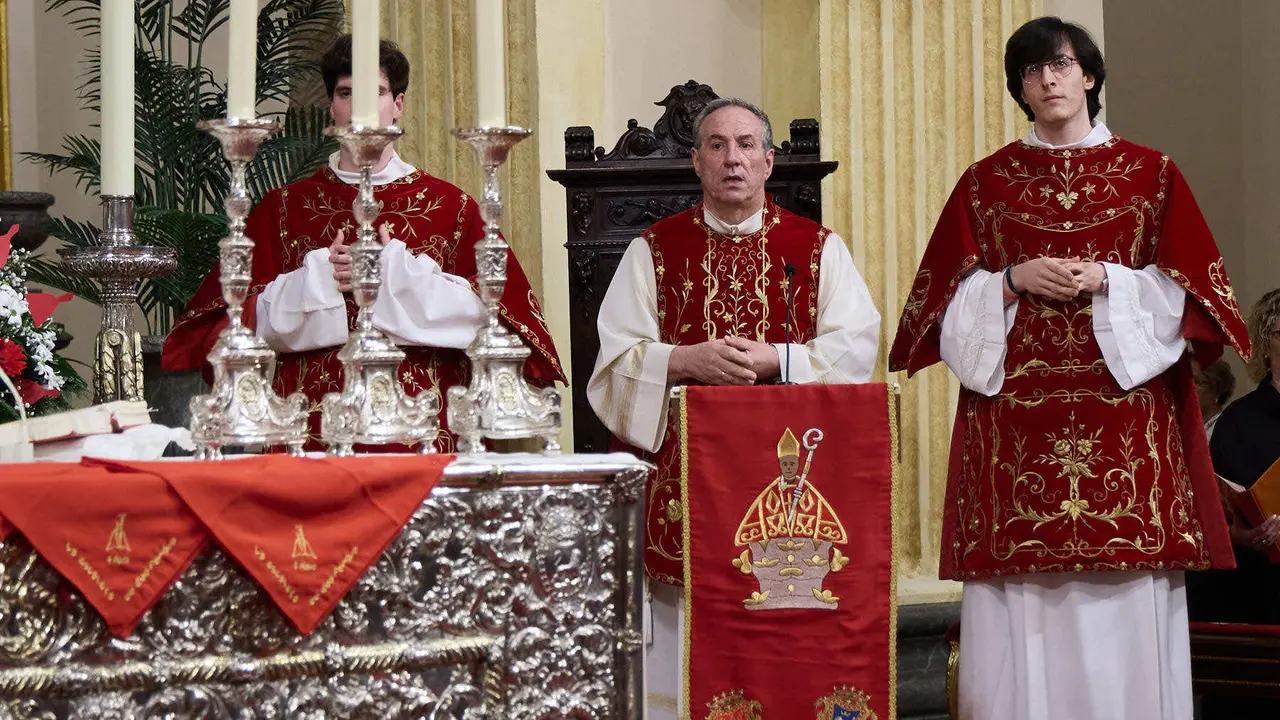 Sexta y última Misa de Escalera de San Fermín 2025 con motivo del 6 de junio. IÑIGO ALZUGARAY