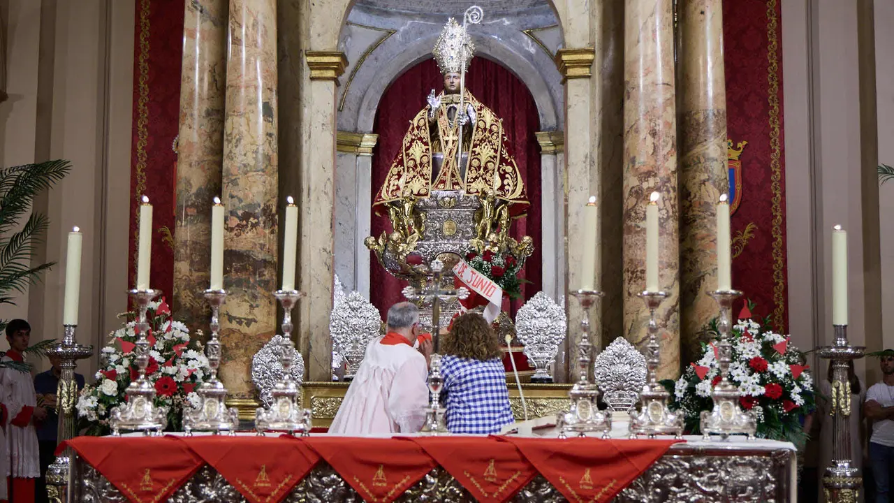 Sexta y última Misa de Escalera de San Fermín 2025 con motivo del 6 de junio. IÑIGO ALZUGARAY