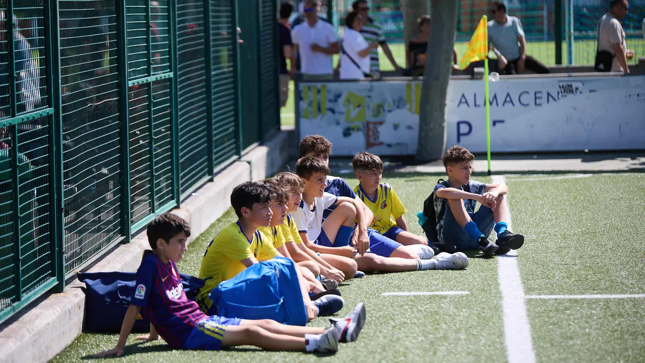 Segunda jornada del XXXIII edición del Torneo Santi Macaya de fútbol organizado por el Club Deportivo Amigó. IÑIGO ALZUGARAY