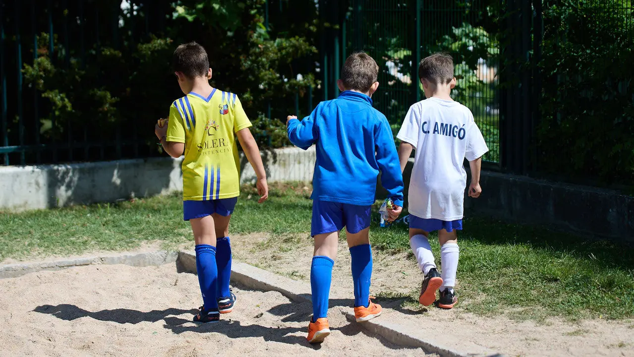 Segunda jornada del XXXIII edición del Torneo Santi Macaya de fútbol organizado por el Club Deportivo Amigó. IÑIGO ALZUGARAY