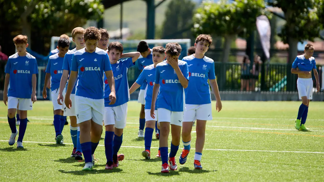 Segunda jornada del XXXIII edición del Torneo Santi Macaya de fútbol organizado por el Club Deportivo Amigó. IÑIGO ALZUGARAY