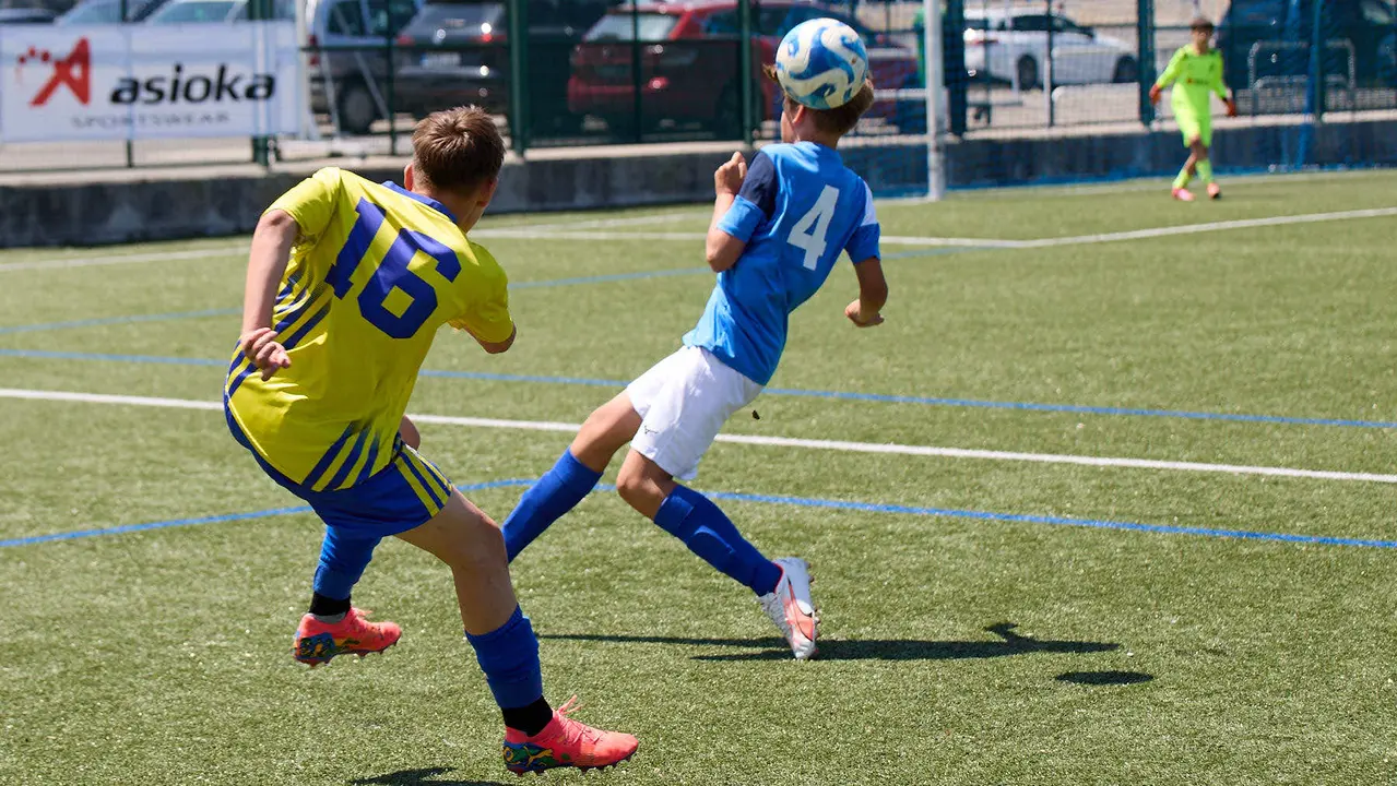 Segunda jornada del XXXIII edición del Torneo Santi Macaya de fútbol organizado por el Club Deportivo Amigó. IÑIGO ALZUGARAY