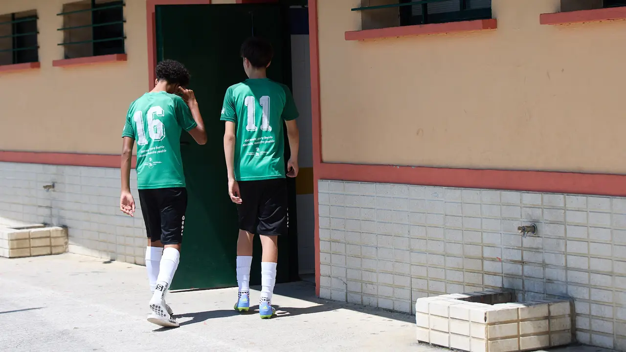 Segunda jornada del XXXIII edición del Torneo Santi Macaya de fútbol organizado por el Club Deportivo Amigó. IÑIGO ALZUGARAY