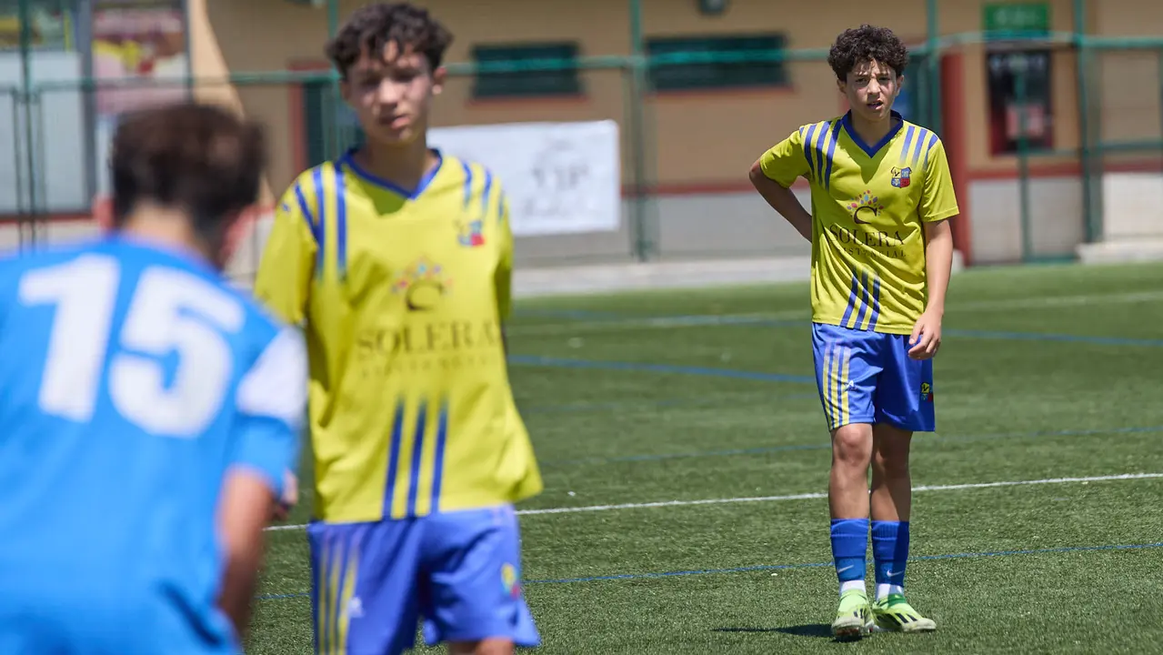 Segunda jornada del XXXIII edición del Torneo Santi Macaya de fútbol organizado por el Club Deportivo Amigó. IÑIGO ALZUGARAY