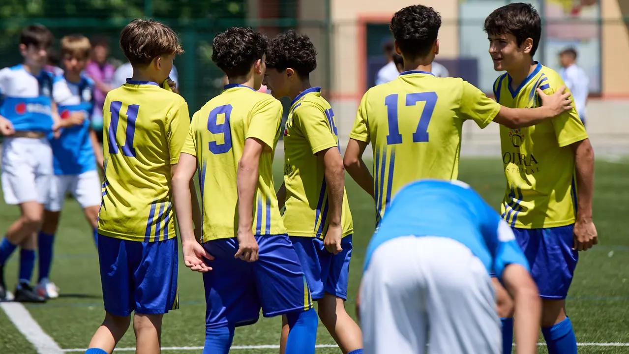 Segunda jornada del XXXIII edición del Torneo Santi Macaya de fútbol organizado por el Club Deportivo Amigó. IÑIGO ALZUGARAY