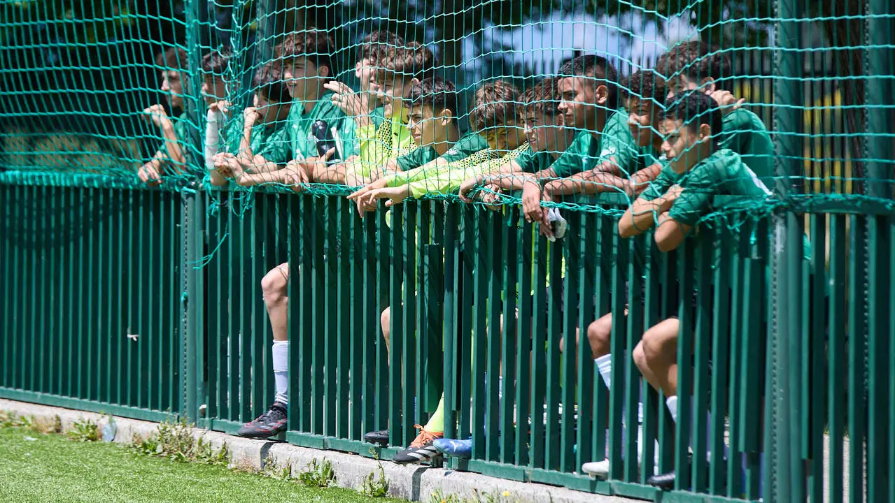 Segunda jornada del XXXIII edición del Torneo Santi Macaya de fútbol organizado por el Club Deportivo Amigó. IÑIGO ALZUGARAY