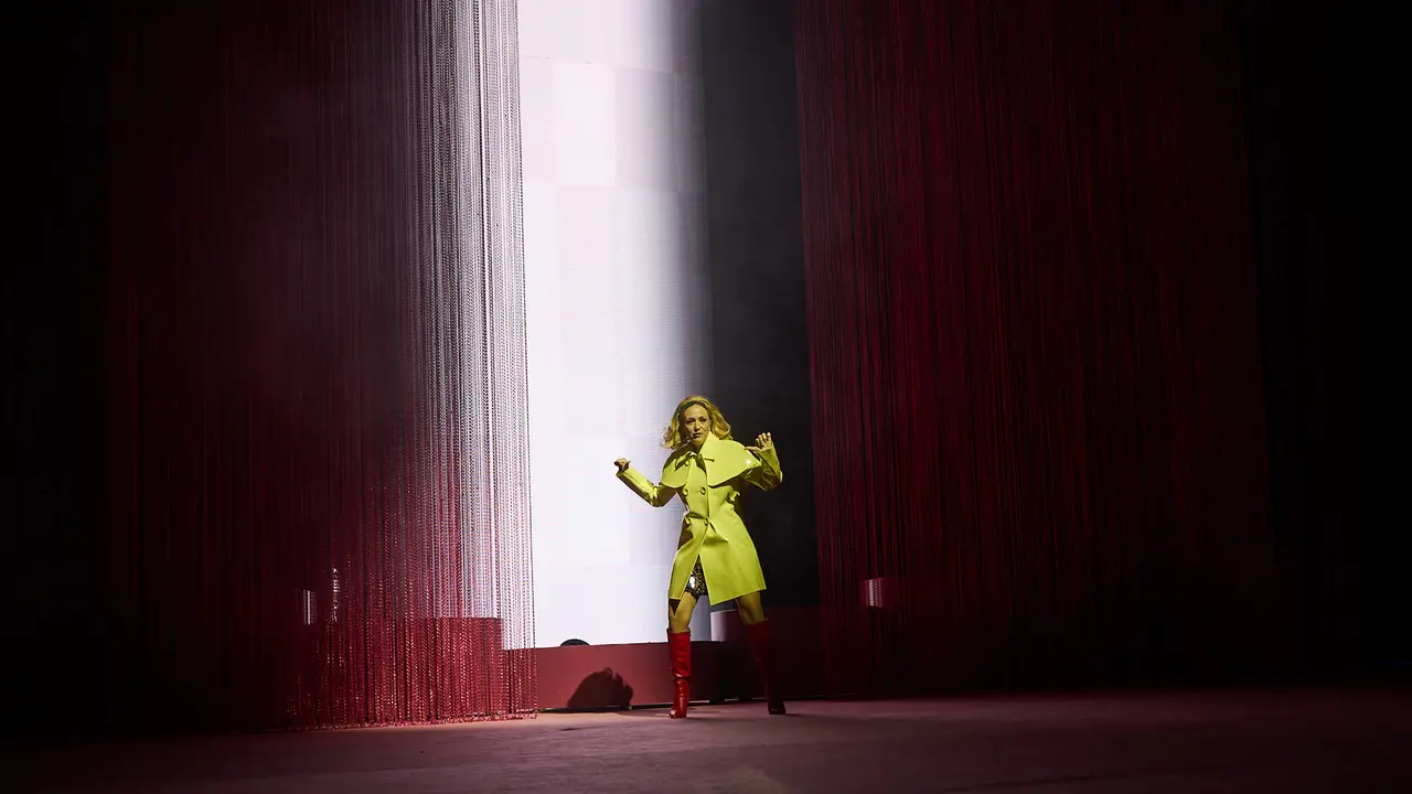 Concierto de Rigoberta Bandini en el pabellón Navarra Arena de Pamplona dentro de su gira Jesucrista Superstar Tour 2025. IÑIGO ALZUGARAY