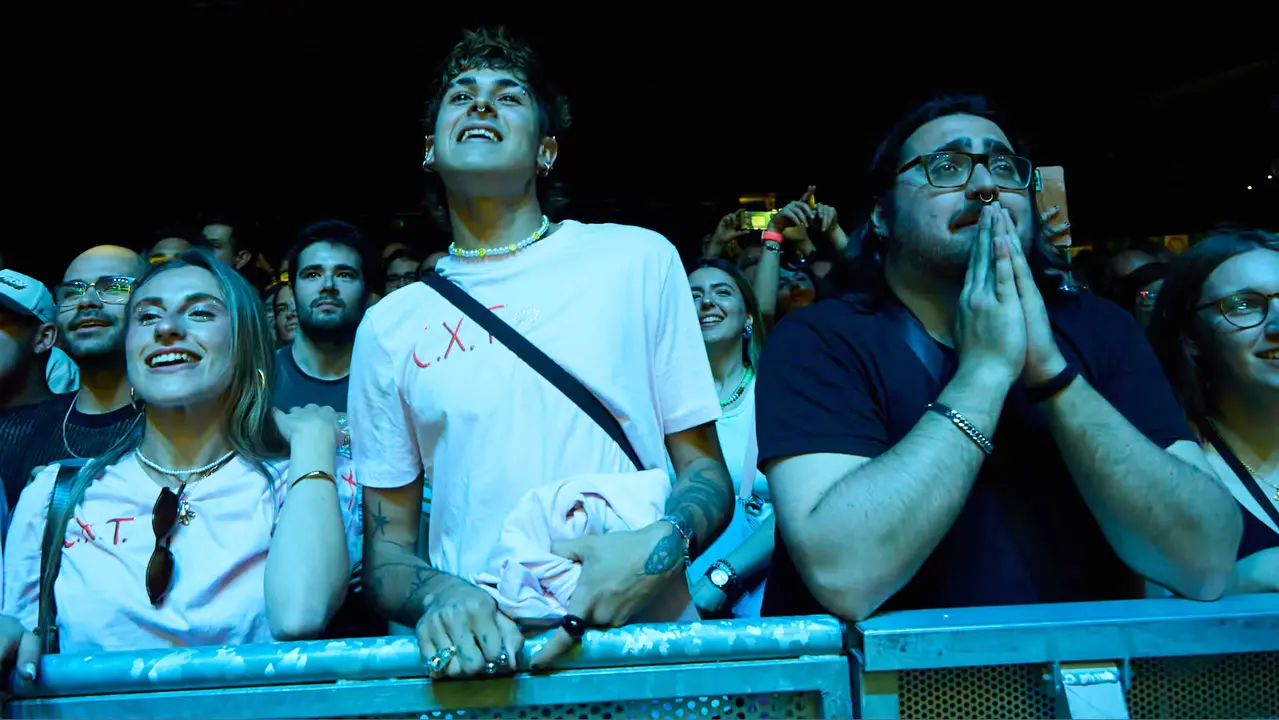 Concierto de Rigoberta Bandini en el pabellón Navarra Arena de Pamplona dentro de su gira Jesucrista Superstar Tour 2025. IÑIGO ALZUGARAY