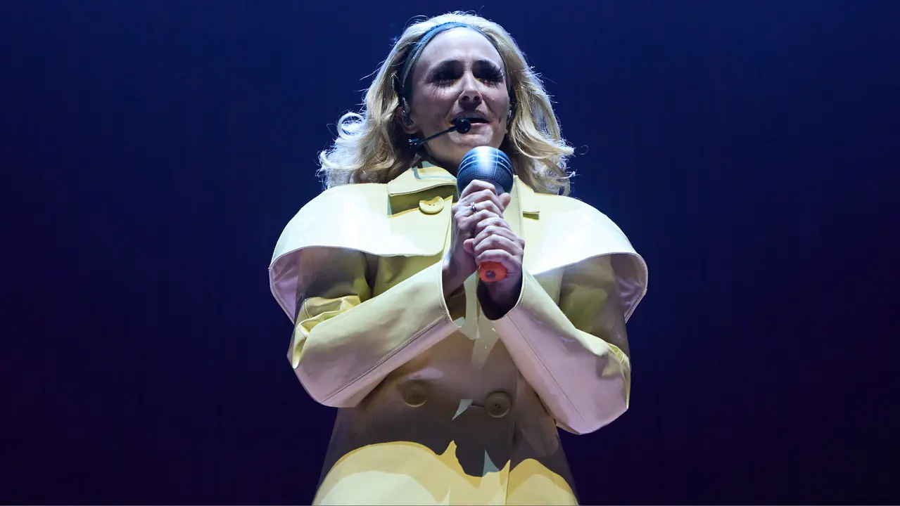 Concierto de Rigoberta Bandini en el pabellón Navarra Arena de Pamplona dentro de su gira Jesucrista Superstar Tour 2025. IÑIGO ALZUGARAY