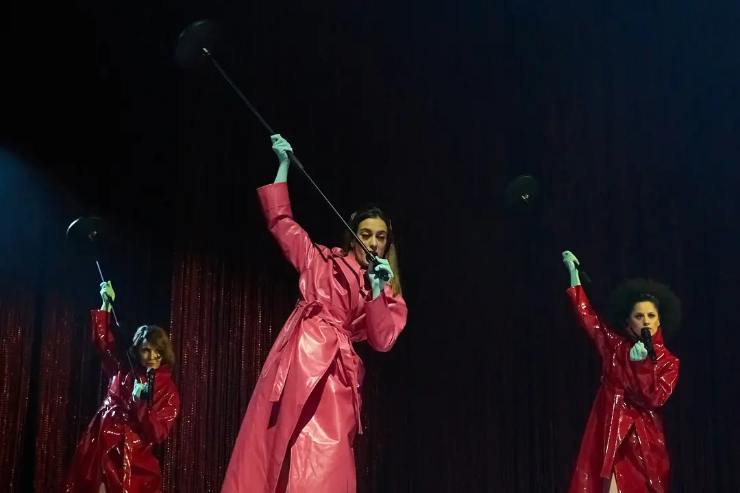 Concierto de Rigoberta Bandini en el pabellón Navarra Arena de Pamplona dentro de su gira Jesucrista Superstar Tour 2025. IÑIGO ALZUGARAY