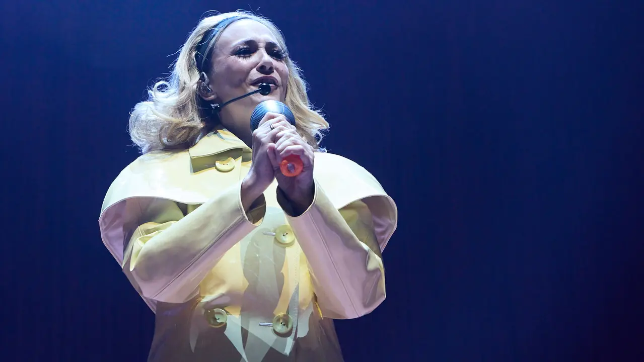 Concierto de Rigoberta Bandini en el pabellón Navarra Arena de Pamplona dentro de su gira Jesucrista Superstar Tour 2025. IÑIGO ALZUGARAY
