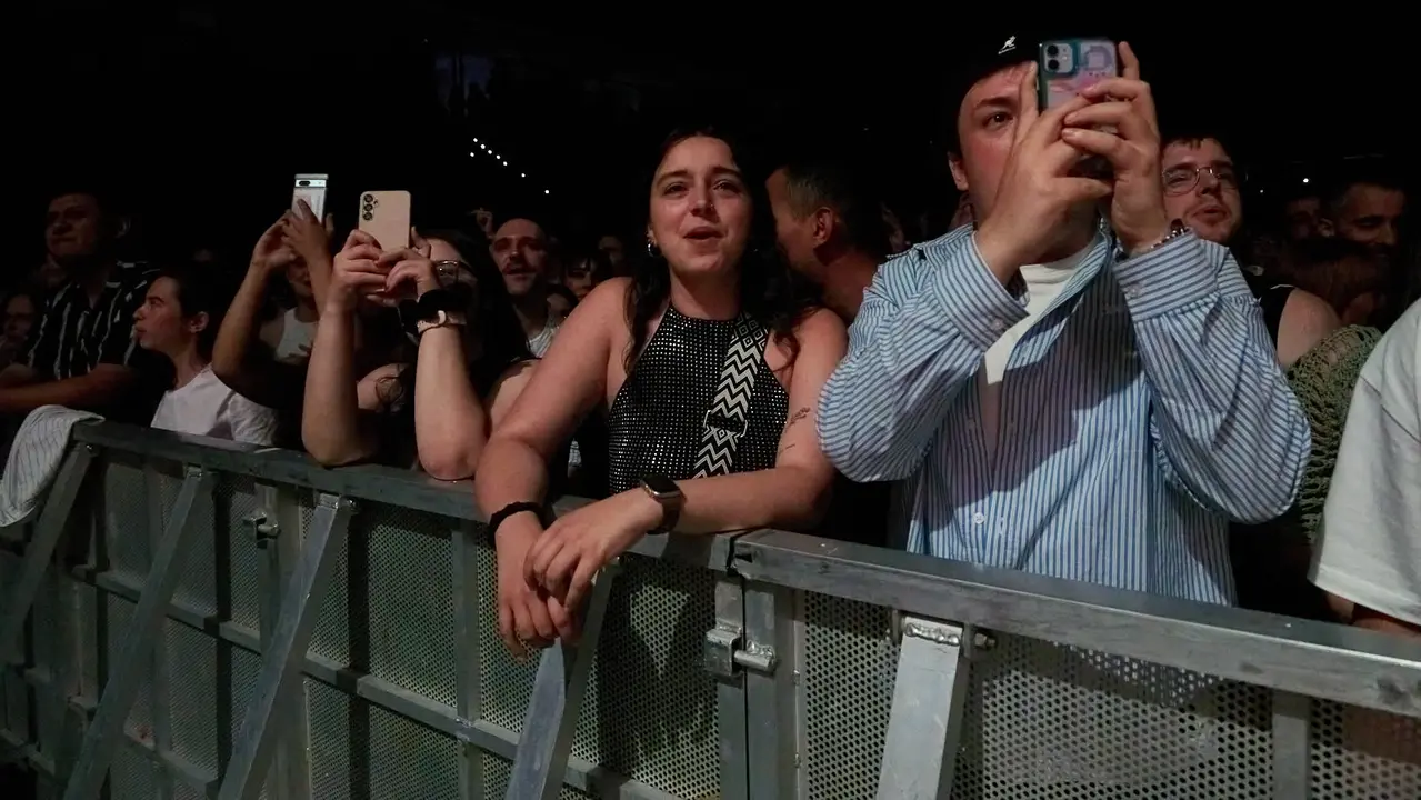 Concierto de Rigoberta Bandini en el pabellón Navarra Arena de Pamplona dentro de su gira Jesucrista Superstar Tour 2025. IÑIGO ALZUGARAY