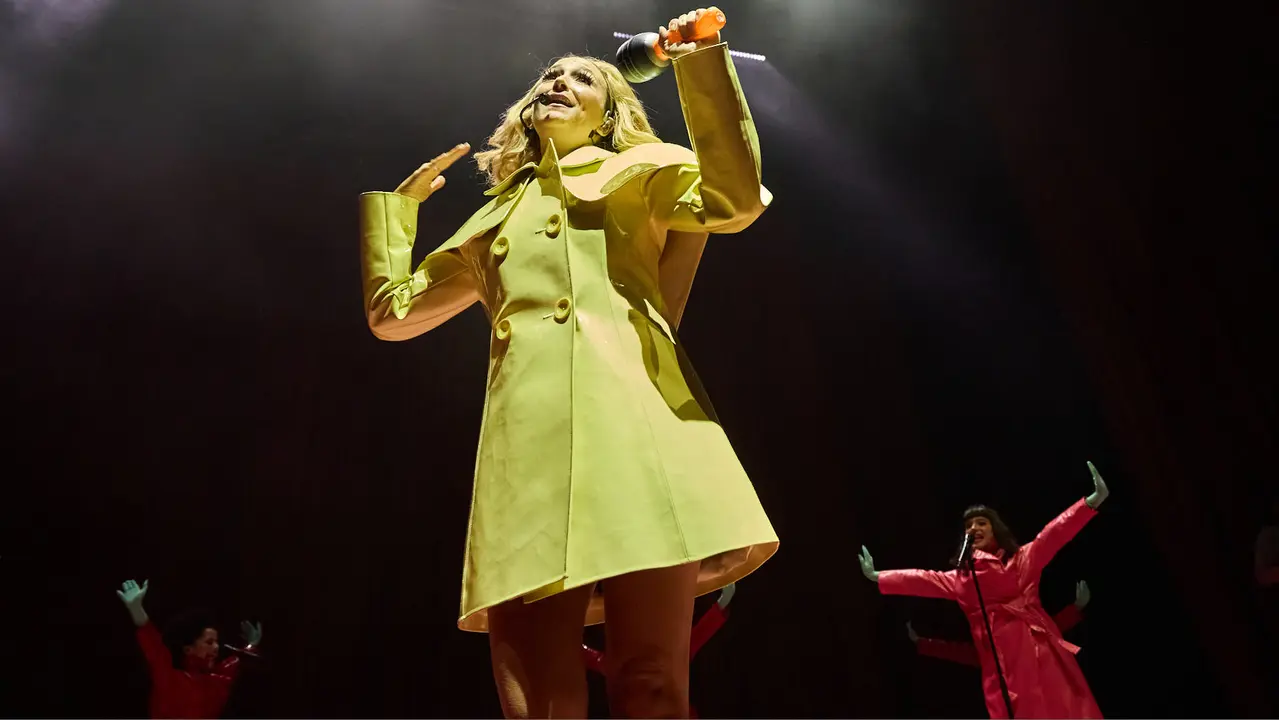 Concierto de Rigoberta Bandini en el pabellón Navarra Arena de Pamplona dentro de su gira Jesucrista Superstar Tour 2025. IÑIGO ALZUGARAY