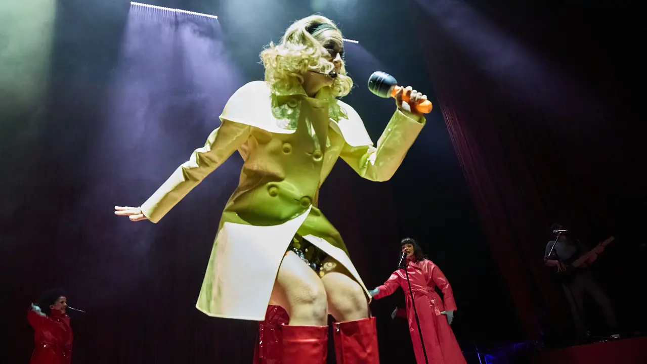 Concierto de Rigoberta Bandini en el pabellón Navarra Arena de Pamplona dentro de su gira Jesucrista Superstar Tour 2025. IÑIGO ALZUGARAY