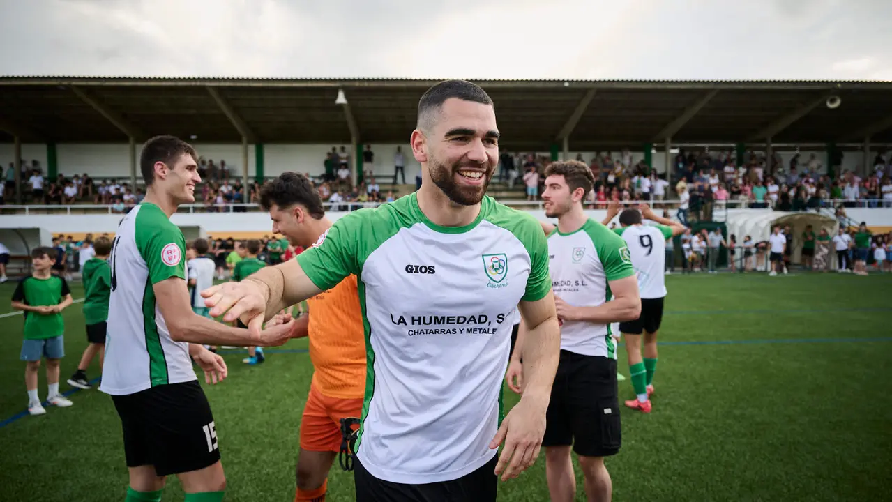 Oberena se enfrenta al Lourdes de Tudela en el que Oberena ha ascendido a 3 RFEF. PABLO LASAOSA