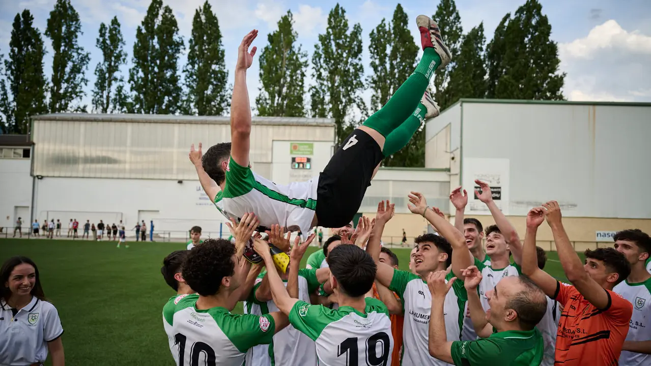 Oberena se enfrenta al Lourdes de Tudela en el que Oberena ha ascendido a 3 RFEF. PABLO LASAOSA