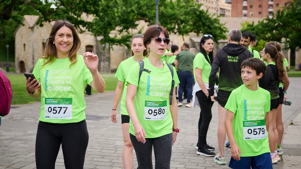 XI Marcha Contra el Cáncer 2025 en Pamplona. PABLO LASAOSA