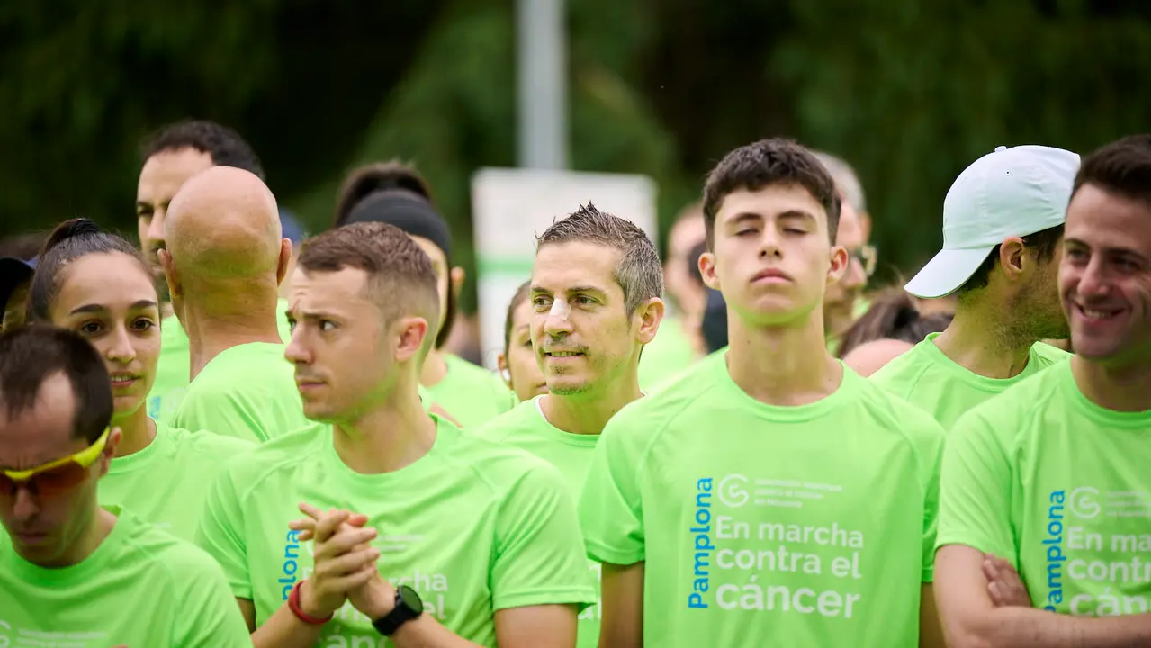 XI Marcha Contra el Cáncer 2025 en Pamplona. PABLO LASAOSA