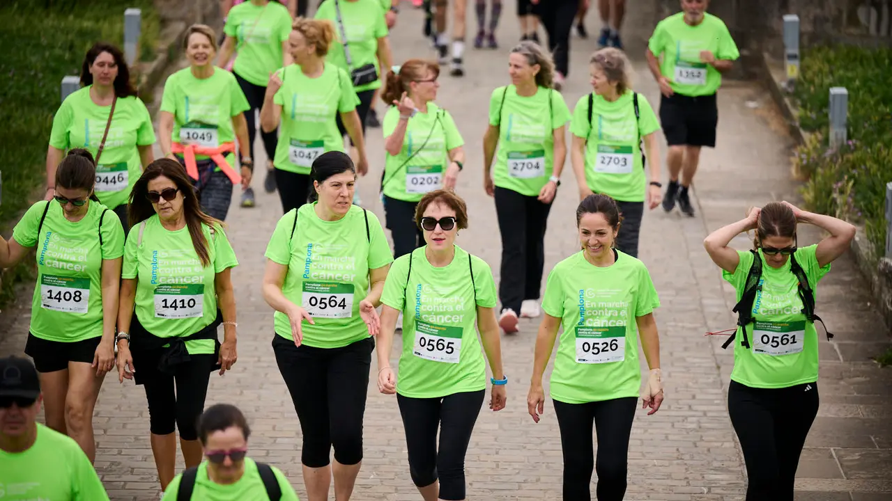 XI Marcha Contra el Cáncer 2025 en Pamplona. PABLO LASAOSA