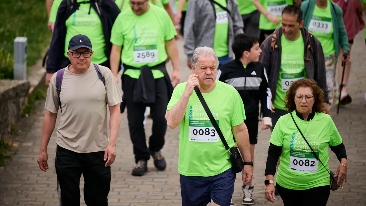 XI Marcha Contra el Cáncer 2025 en Pamplona. PABLO LASAOSA