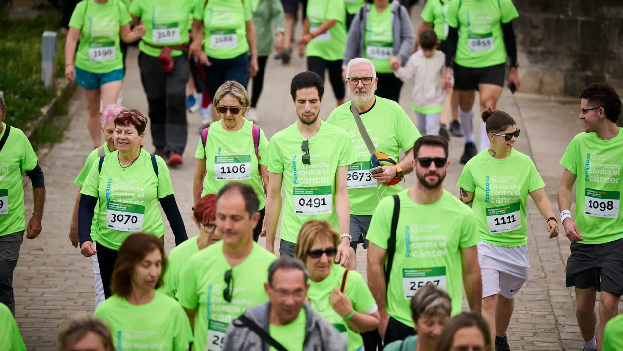 XI Marcha Contra el Cáncer 2025 en Pamplona. PABLO LASAOSA