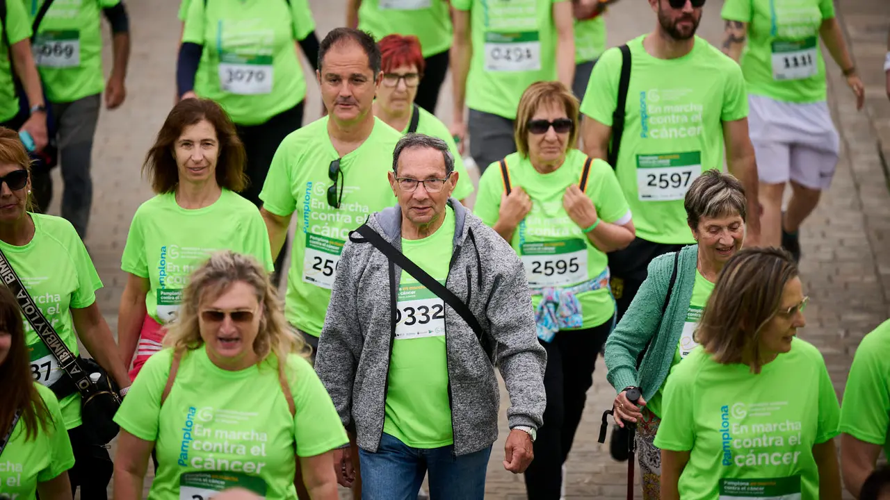 XI Marcha Contra el Cáncer 2025 en Pamplona. PABLO LASAOSA