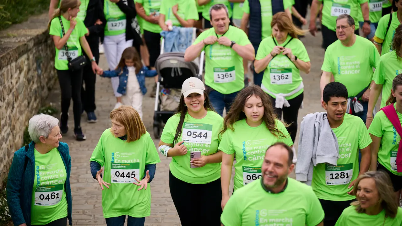XI Marcha Contra el Cáncer 2025 en Pamplona. PABLO LASAOSA