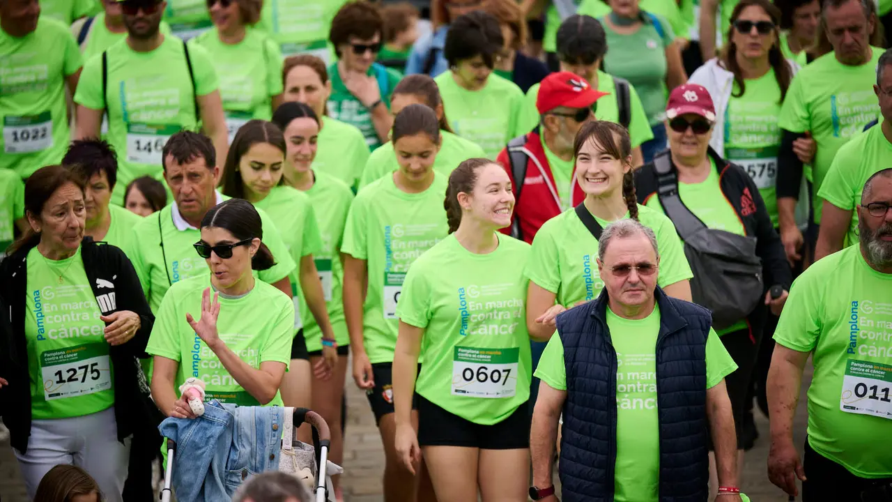 XI Marcha Contra el Cáncer 2025 en Pamplona. PABLO LASAOSA