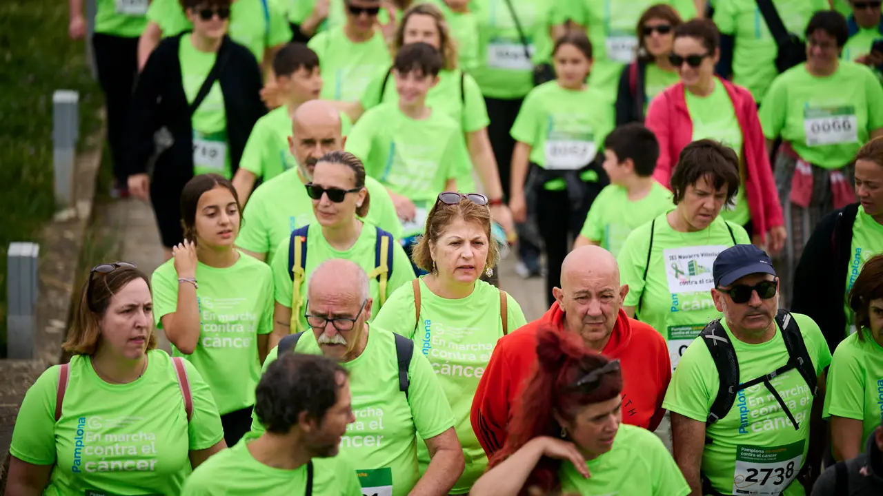 XI Marcha Contra el Cáncer 2025 en Pamplona. PABLO LASAOSA