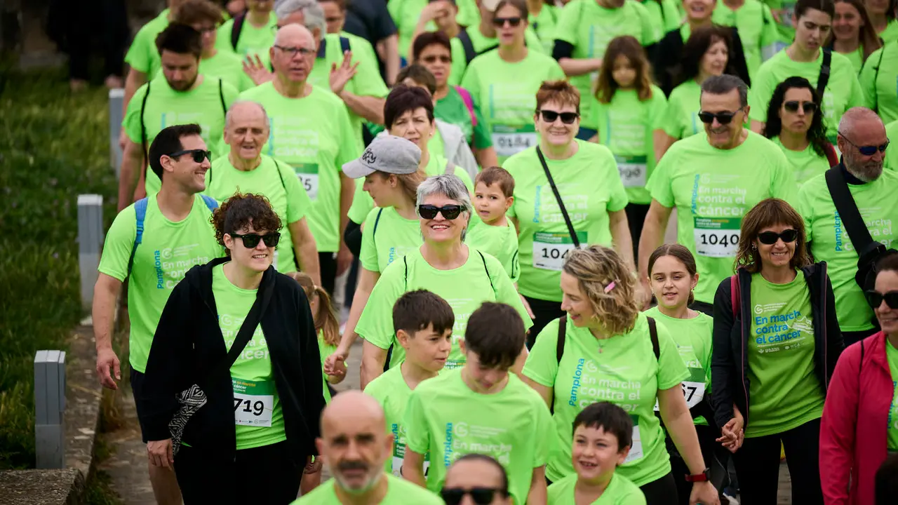 XI Marcha Contra el Cáncer 2025 en Pamplona. PABLO LASAOSA