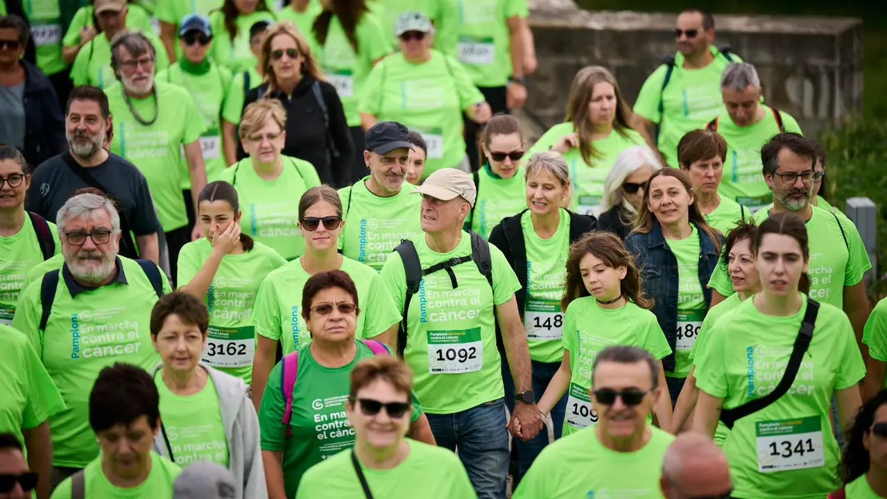 XI Marcha Contra el Cáncer 2025 en Pamplona. PABLO LASAOSA