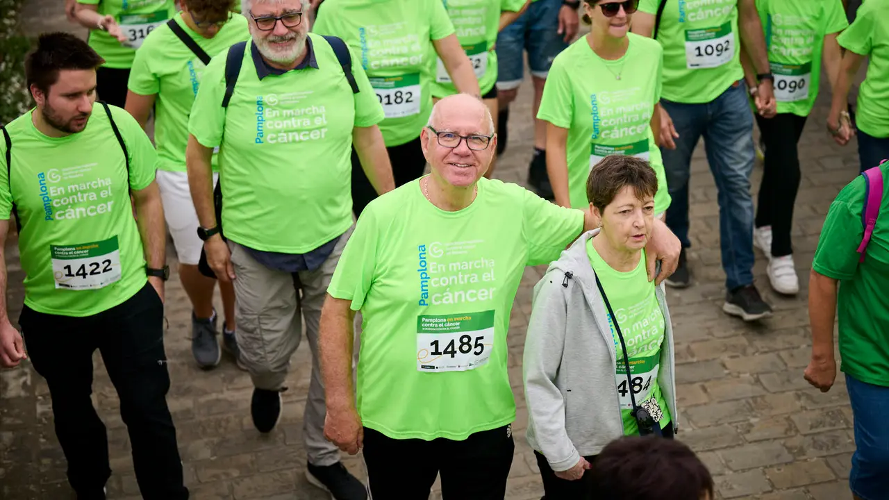 XI Marcha Contra el Cáncer 2025 en Pamplona. PABLO LASAOSA