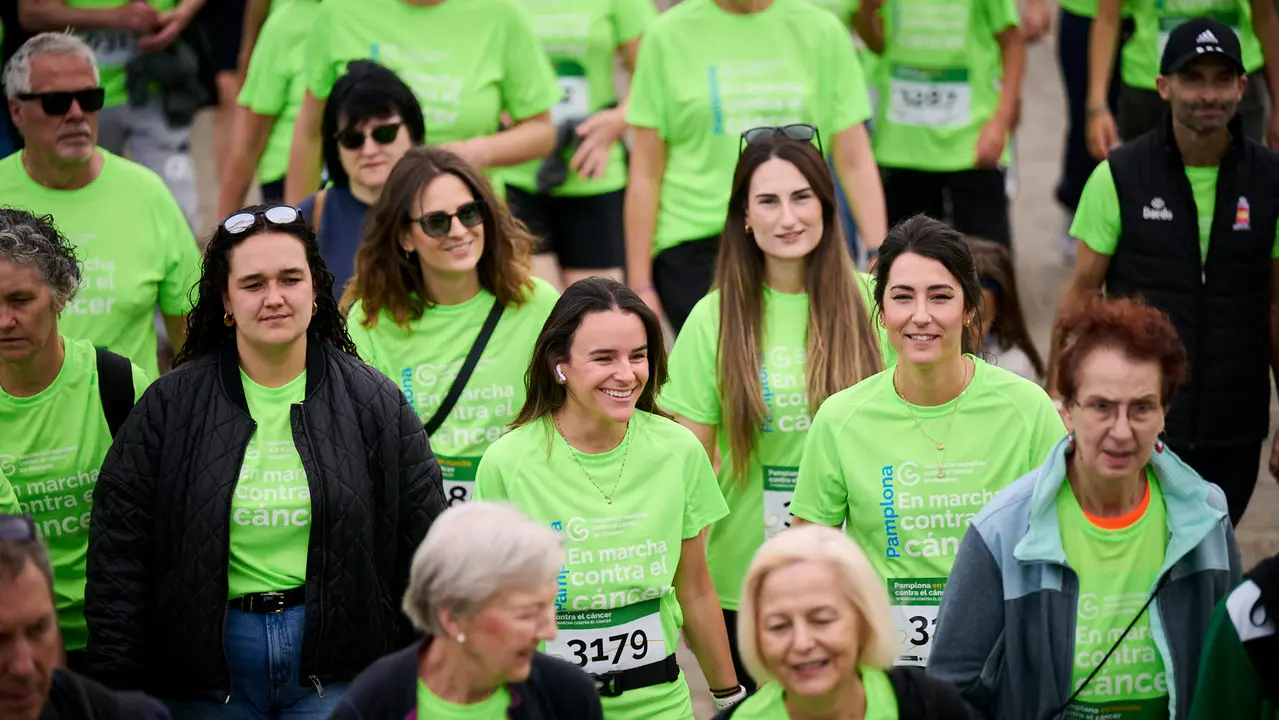 XI Marcha Contra el Cáncer 2025 en Pamplona. PABLO LASAOSA
