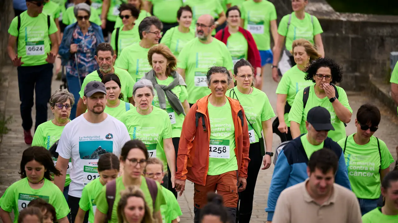 XI Marcha Contra el Cáncer 2025 en Pamplona. PABLO LASAOSA
